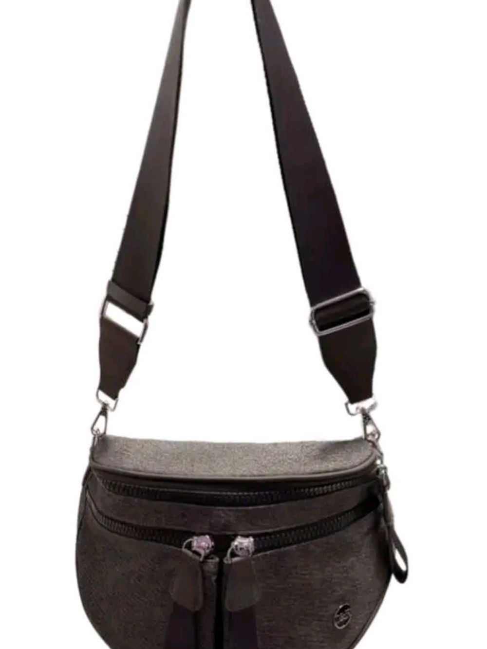 Iris & Rainbow Chambray Crossbody Bag